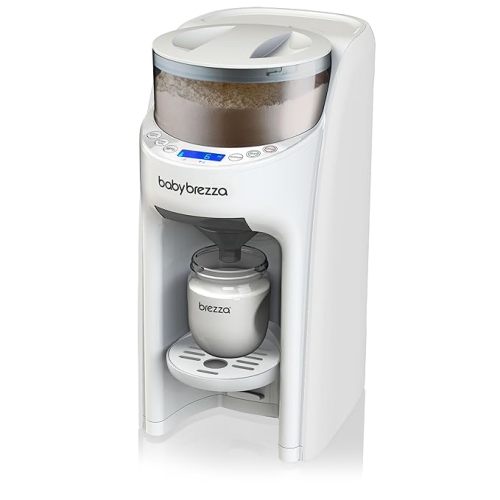 Baby Brezza Formula Pro Advanced WiFi Formula Dispenser - Automatically Mix a Warm Formula Bottle from Your Phone Instantly – Easily Make Bottle with Automatic Powder Blending Machine, White