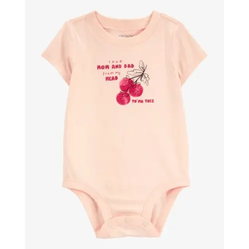 Baby Mom And Dad Tomatoes Short-Sleeve Bodysuit - Carter's | Carter's