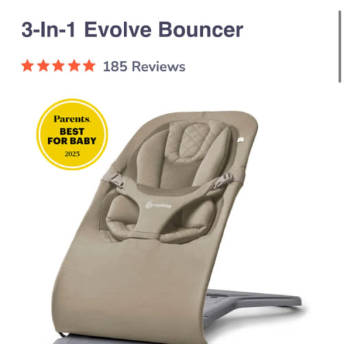 3-In-1 Evolve Baby Bouncer: Knit | Ergobaby