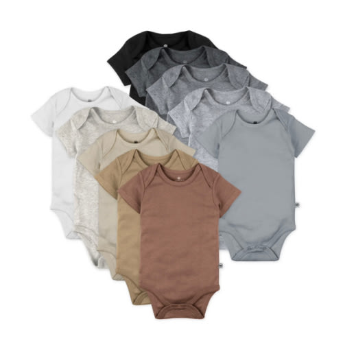 10-Pack Organic Cotton Short Sleeve Bodysuits | Honest Baby Clothing