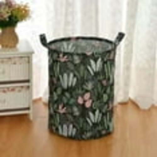 Giyblacko Home Textile StorageLaundry Hamper With Handles Collapsible Canvas Laundry Basket Storage Basket Home Organizer For Nursery Clothes Toys Baby Hamper