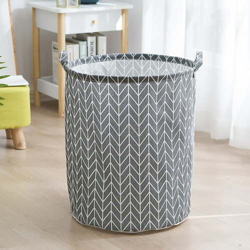 Giyblacko Home Textile StorageLaundry Hamper With Handles Collapsible Canvas Laundry Basket Storage Basket Home Organizer For Nursery Clothes Toys Baby Hamper