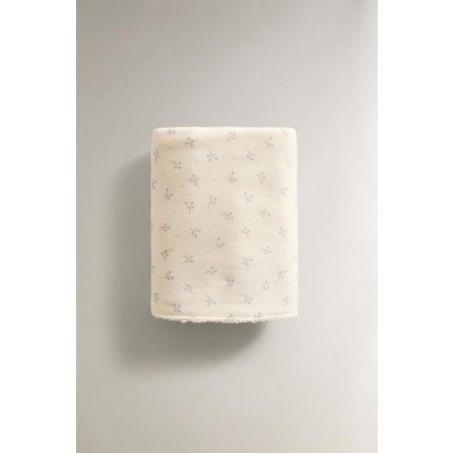CHILDREN'S BATH TOWEL WITH MINI FLOWERS