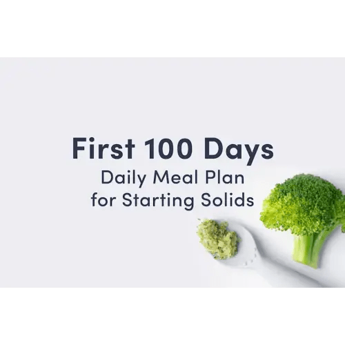 First 100 Days: Daily Meal Plan for Starting Solids