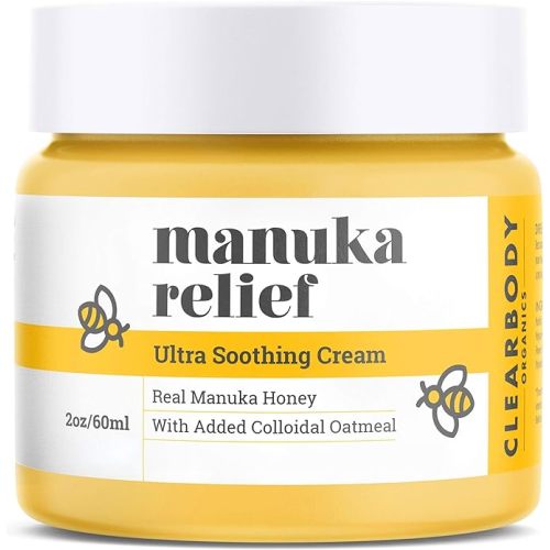 Clearbody Organics Manuka Honey Cream with Colloidal Oatmeal