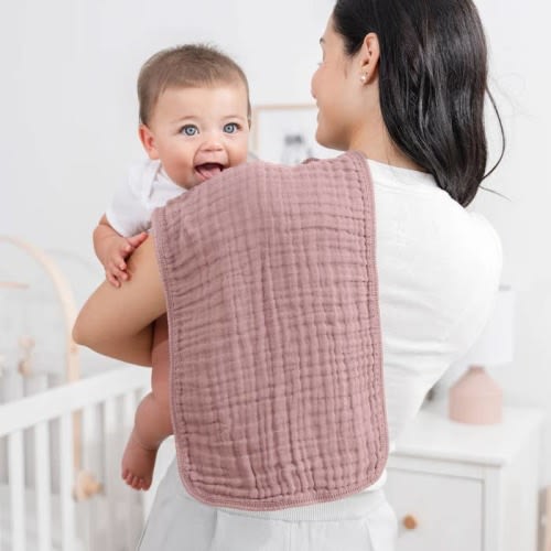 Muslin Burp Cloths (6 Pack)