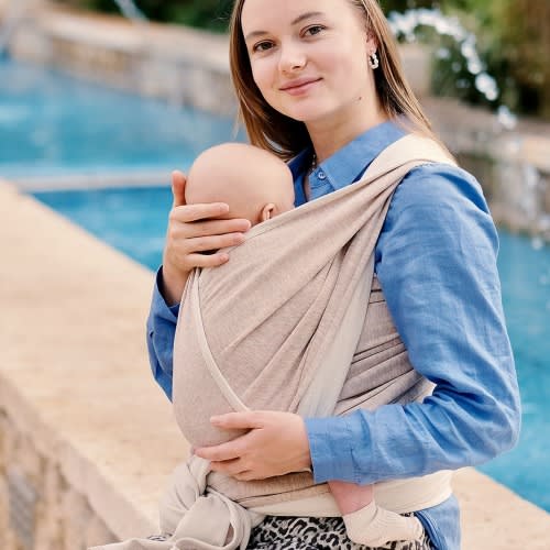 Baby Wrap Sling Jersey Doubleface Melange