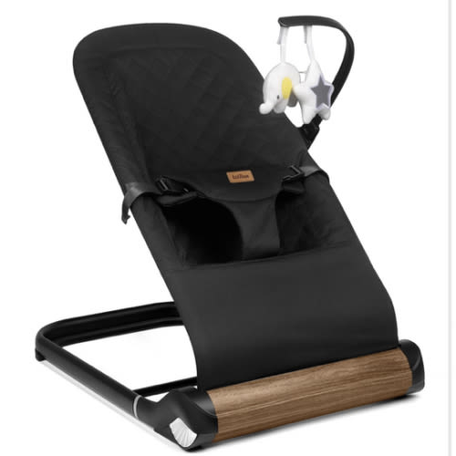 Baby Bouncer Chair - Comfortable Support for Your Little One's Blissful Moments (Normal, Black)