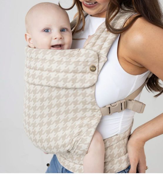 The Monarch Baby Carrier - Houndstooth – Mabē