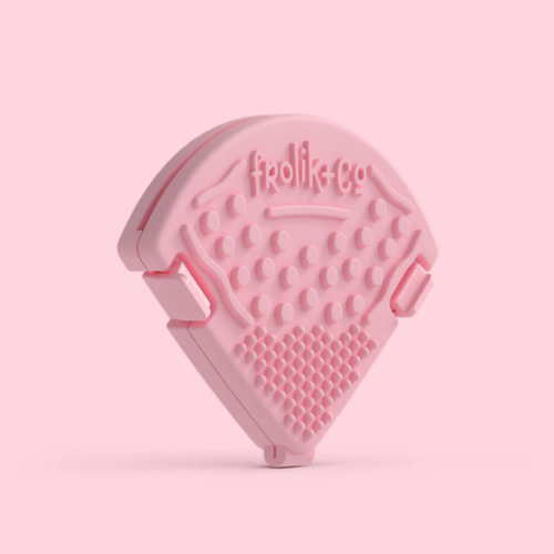 Dusty Rose Toothi Teether – Gentle Teething Relief – Frolik+Co