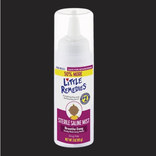 Little Remedies Sterile Saline Nasal Mist, Safe for Newborns, 3 oz