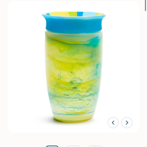 Miracle® 360° Tropical Swirl Sippy Cup, 10oz | Toddler Drinkware | Munchkin
