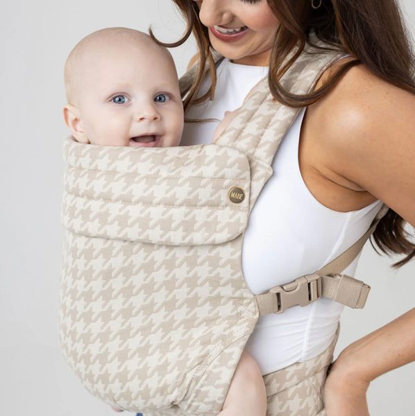 MABĒ The Monarch Baby Buckle Carrier - Houndstooth