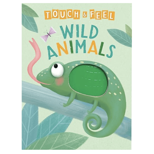 Wild Animals: A Touch and Feel Book - Children's Board Book - Educational