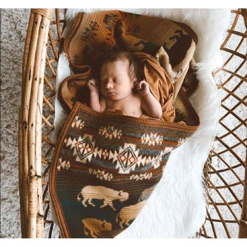Pendleron Prarie Rush Hour Crib Blanket