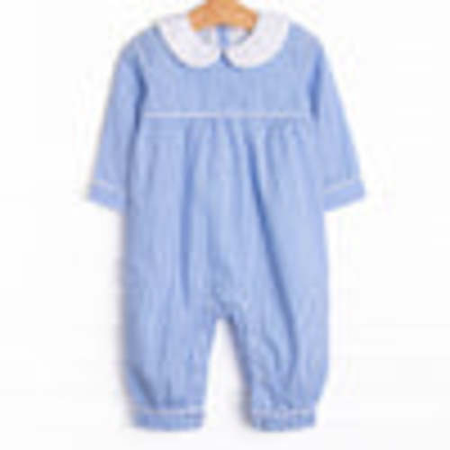 Days of Blue Romper, Blue – Stitchy Fish
