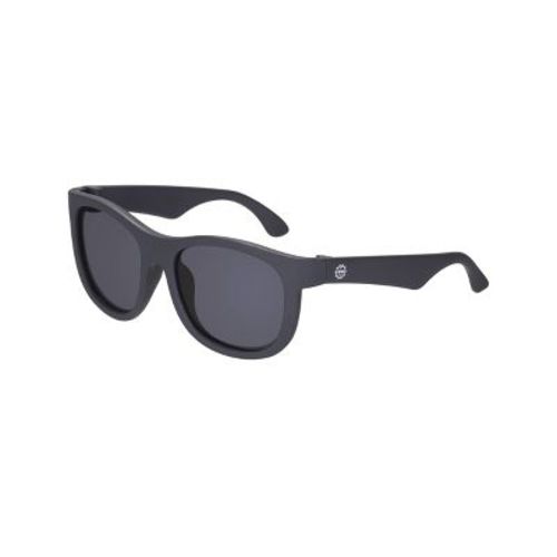 Little Suns by Babiators Rubber Oval Navigator Sunglasses - Jet Black