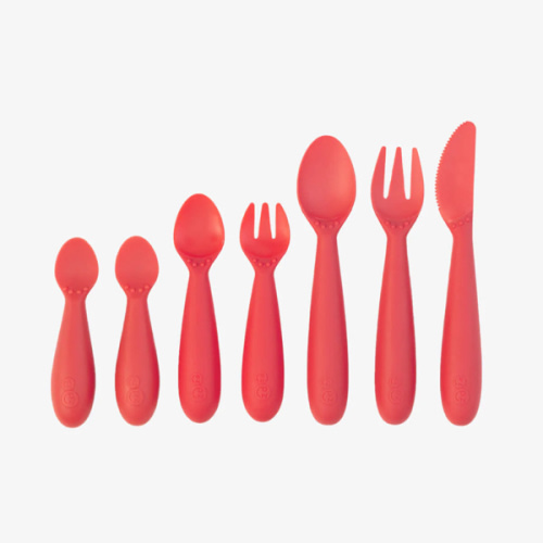 Developmental Utensil Set by ezpz / Spoon, Fork & Knife for Toddlers