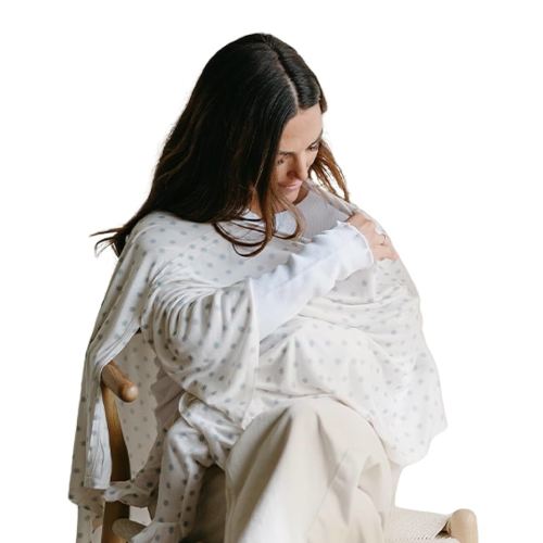Solly Baby Nursing Cover, Ultra-Breathable, Lightweight Breastfeeding Cover-Up, Buttery-Soft Fabric, Universal Fit, Postpartum Essentials, Newborn Must Haves, Starburst