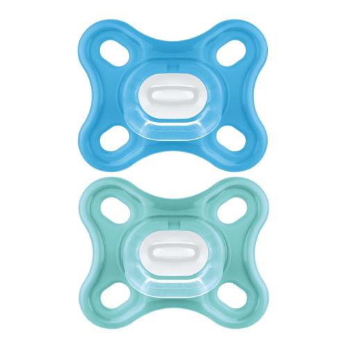 MAM Comfort Pacifier, 0-4 Months, Boy, 2 Pack