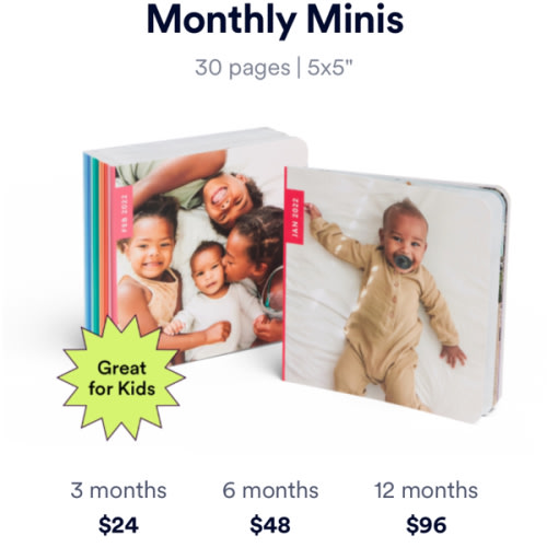 12 Chatbooks | Gift Monthly Photo Books