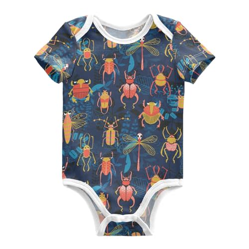 Wusikd Cherry Blossom Unisex Baby Bodysuit Cotton Sakura Baby Short Sleeve Clothes 3 Months for Boys Girls
