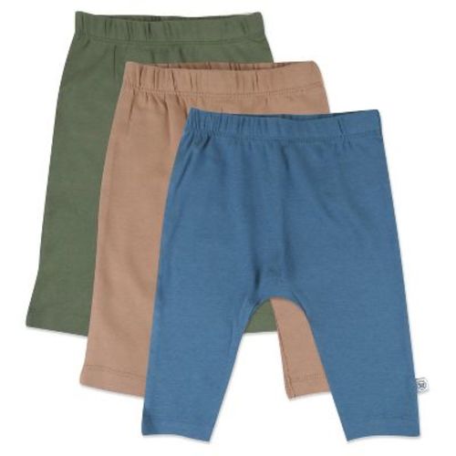 3-pack Organic Cotton Harem Pants Earthy Blues
