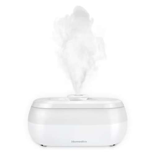 HOMEDICS Easy Clean Leak Resistant 0.5-Gallon Tabletop Ultrasonic Electronic Humidifier (For Rooms Up To 350-sq ft) White UHE-CMTF14-WT at Lowes.com