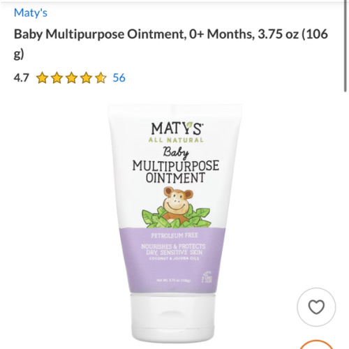 Baby Multipurpose Ointment, 0+ Months, 3.75 oz (106 g)