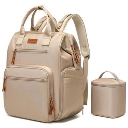 Itopfox Convertible Diaper Backpack with Laptop Sleeve & Cooler Storage, Large Pumping Bag for Working Moms, 31L Capacity