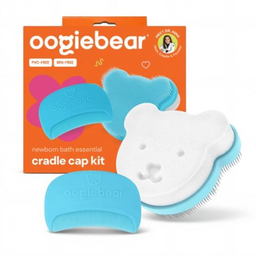 oogiebear Cradle Cap Kit: BPA-Free, Includes Comb and Sponge, Head Application