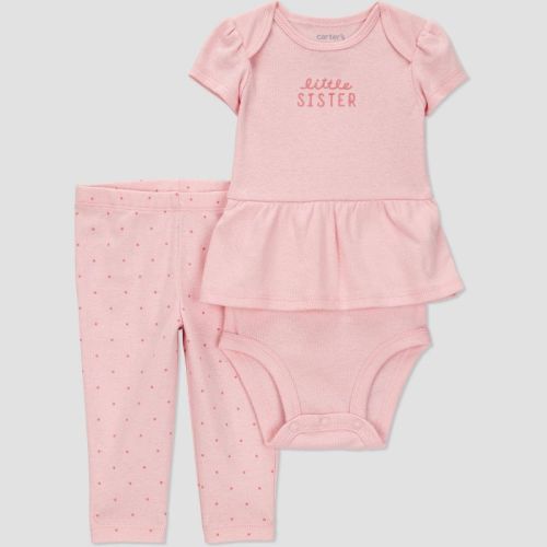 Carter's Just One You®️ Baby 2pc Little Sister Top & Bottom Set - 3m