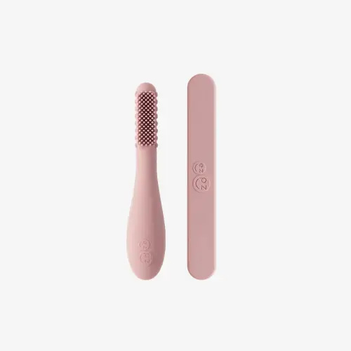 Baby-Led™ Toothbrush + Sensory Tongue Depressor Dual Pack from ezpz