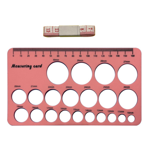 Nipple Ruler For Flange Sizing Measurement Tool , & Soft Flange Size Measure For Nipples, Breast Flange Measuring Tool Breast Pump Sizing Tool