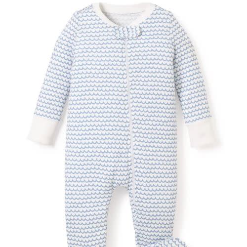 Baby's Pima Romper in La Mer