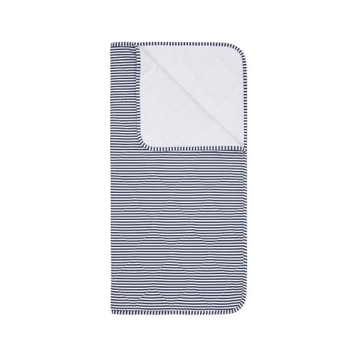 Oxford Stripe Waterproof Toddler Bed Pad