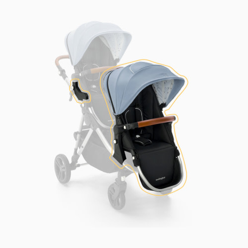 Mockingbird 2nd Seat Kit 2.0 - Sky/Watercolor Canopy With Penny Leather