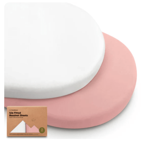 2-Pack Isla Fitted Bassinet Sheets