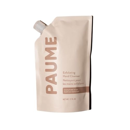PAUME Exfoliating Hand Cleanser, Silicon Free, Paraben Free, Vegan, Exfoliating Soap with Essential Oils, Hydrating Hand Soap for Gentle Cleanse (17 Fl Oz)