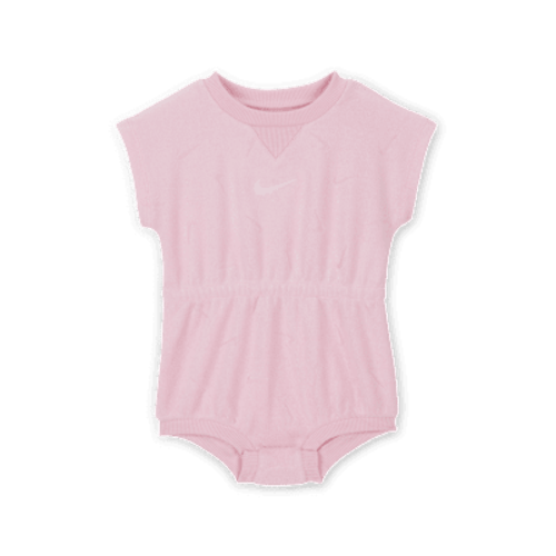 Nike Essentials Baby (0-9M) Jacquard Towel Terry Romper