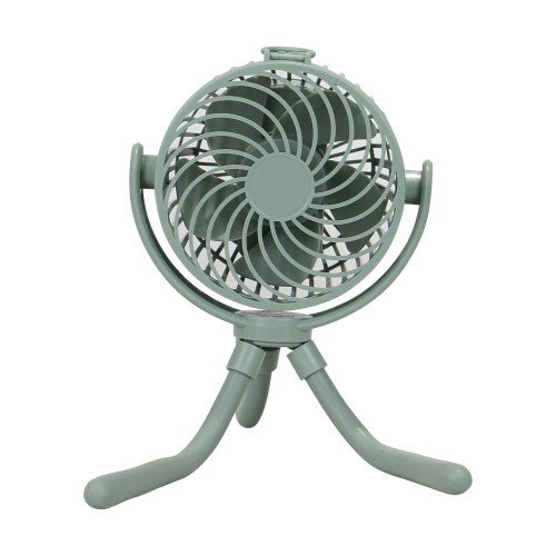 Mainstays New Portable Rechargeable Fan with Flexible Tripod for Stroller, Car Seat, Green River
