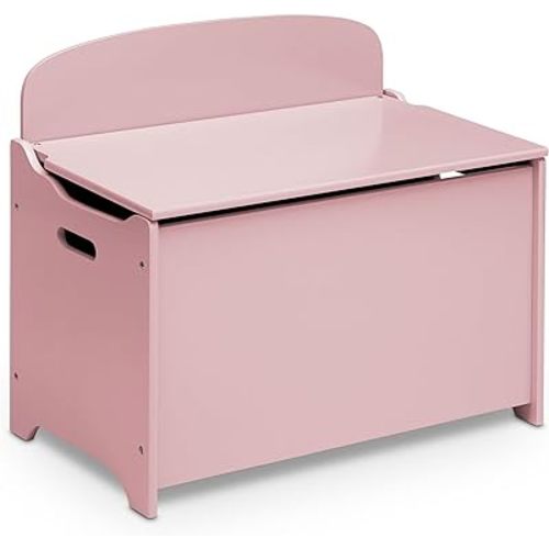 Delta Children MySize Deluxe Toy Box, Dusty Rose