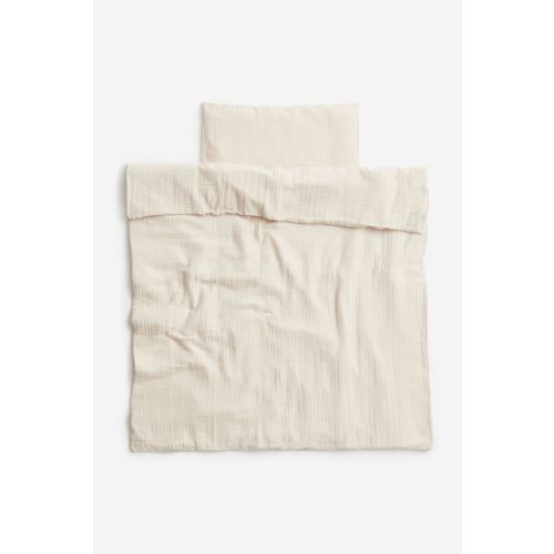 Muslin Crib Duvet Cover Set