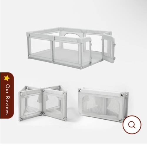 Adult-Accessible Baby Playpen