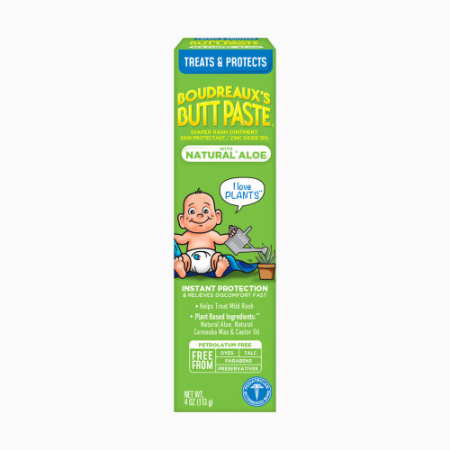Boudreaux's Butt Paste Diaper Rash Cream with Natural Aloe