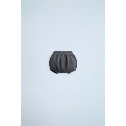 100% MERINO WOOL BLOOMERS - Dark gray | ZARA United States