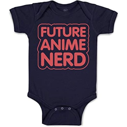 Cute Rascals Baby Bodysuit Future Anime Nerd Funny Humor Boy & Girl Baby Clothes Funny Cotton Navy Design Only 6 Months