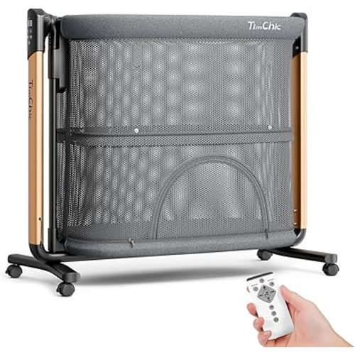 Electric Baby Bassinet, 7 Height Adjustable Rocking Bassinet for Baby, Auto Infant Crib with Timer, 12 Preset Melodies, Wheels, Smart Rocking Crib for Newborns, Black