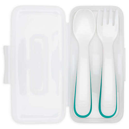 Oxo Tot® 2-Piece Toddler Fork & Spoon Travel Set