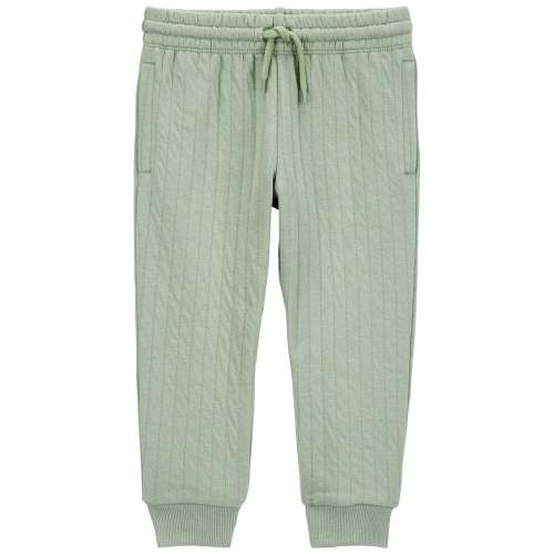12M Baby Pull-On Quilted Joggers - Green - Carter's | Carter's